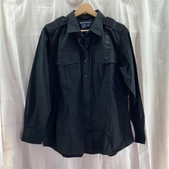 5.11 Tactical Series Women's B-Class Patrol Duty Uniform Shirt Black Medium NWT - Picture 1 of 8